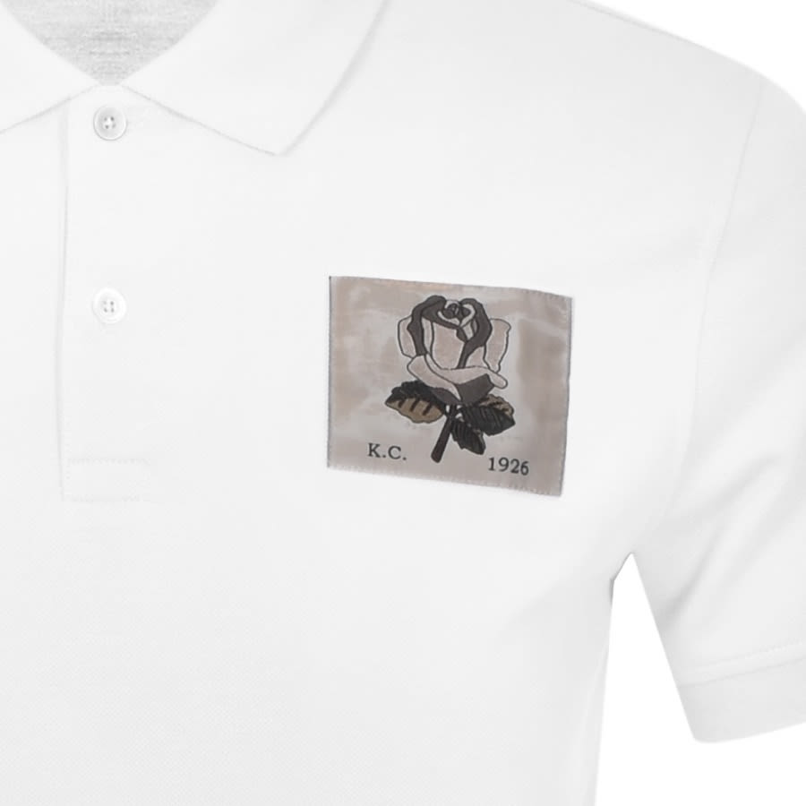 Alternative Image for ProductKent And Curwen Rose Polo T Shirt White3